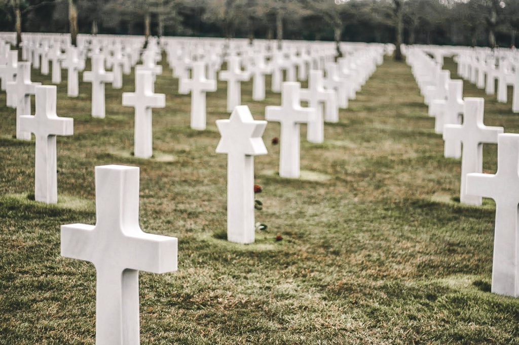 Cemetery in Normandy, France