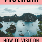 A pinterest pin on how to visit Vietnam using award points
