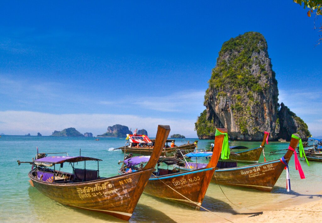 Longtail boats in Thailand