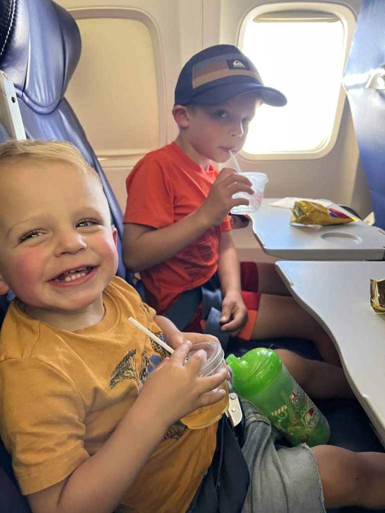 southwest flight with kids