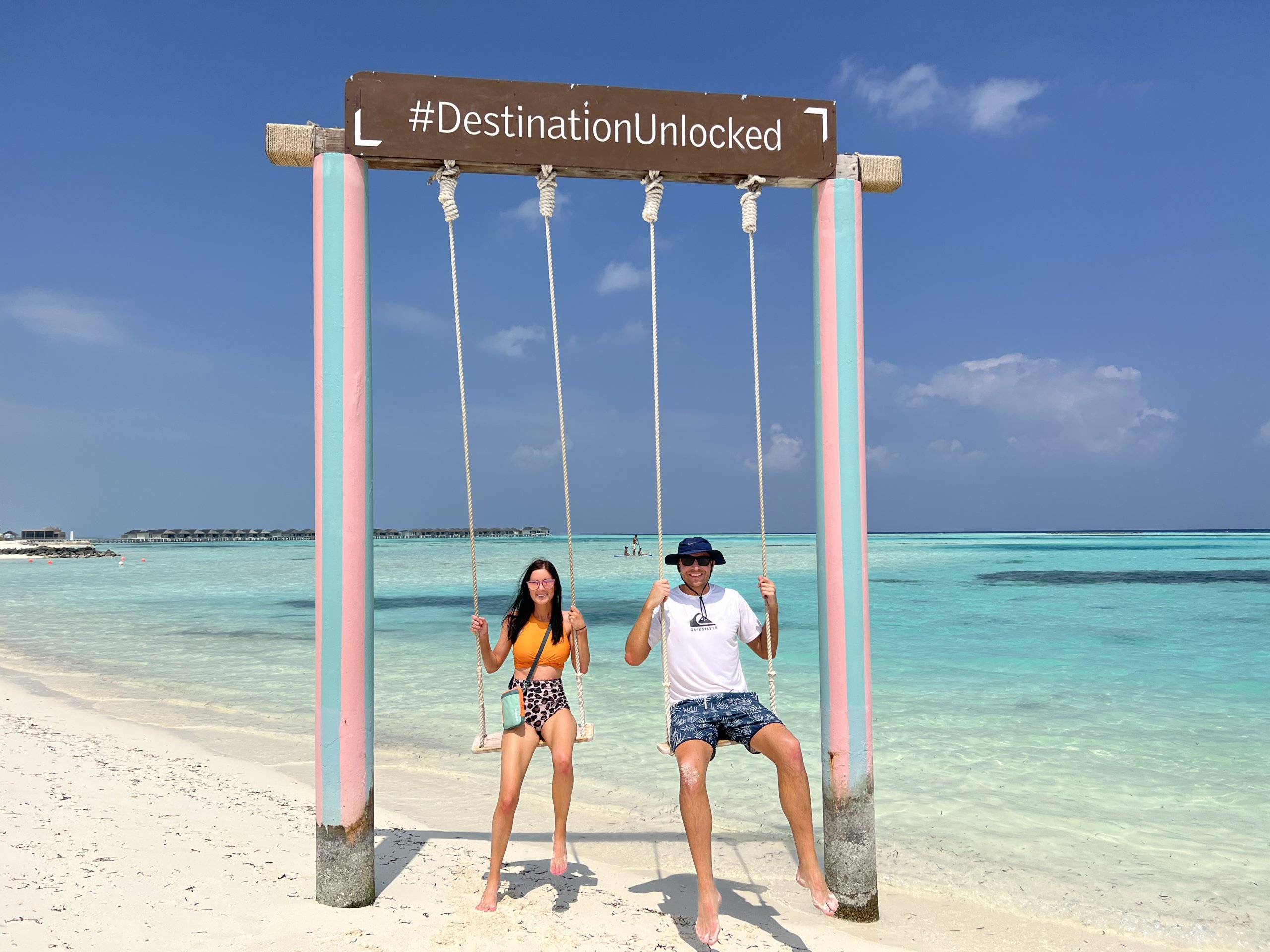 couple in Maldives le méridien