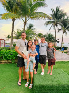 family at Hyatt Ziva Cancun