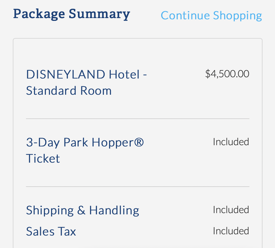 screenshot of Disneyland Hotel
