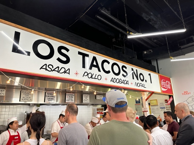 Restaurant that says Los Tacos No. 1