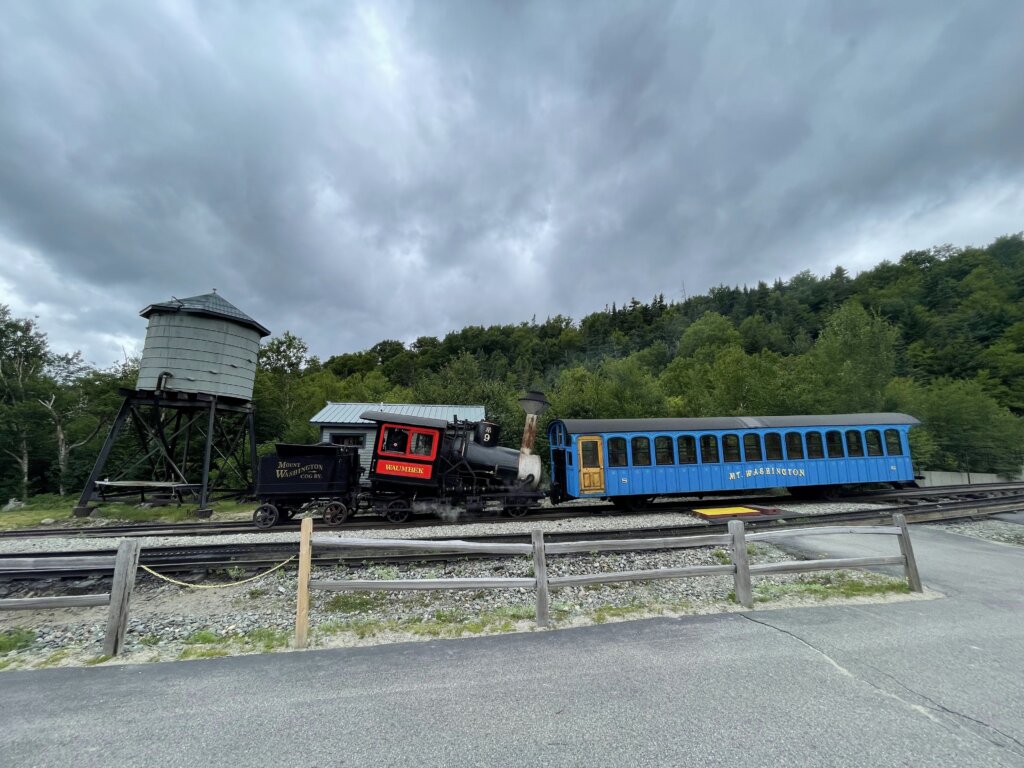 Mt. Washington Steam Cog Railway, perfect stop on a New England road trip