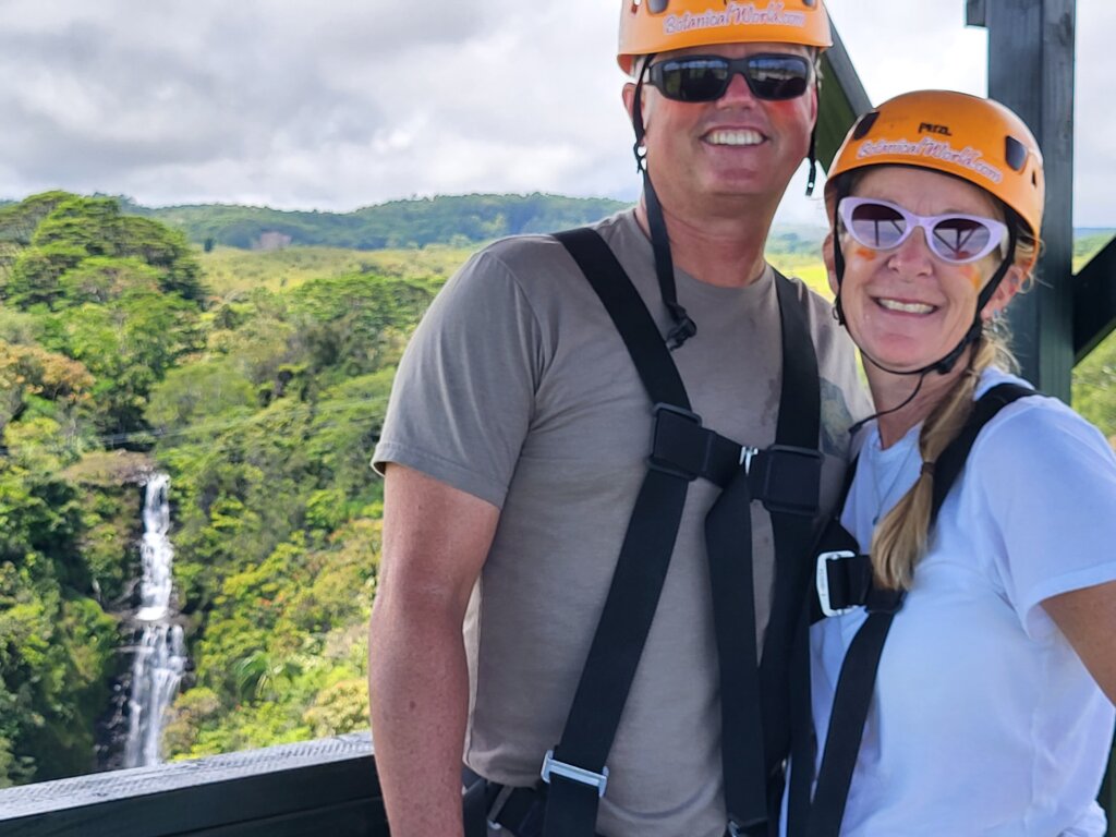 Reader Success Story to Kona - Man and woman in yellow hard hats