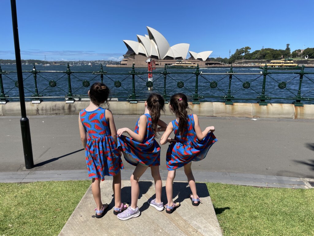 Dawes Point in Sydney Harbor - 2.5 week family trip to Hawaii and Australia
