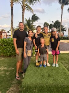 family at Hyatt ziva Cancun - Alex's 2023 Travel Hacking Recap
