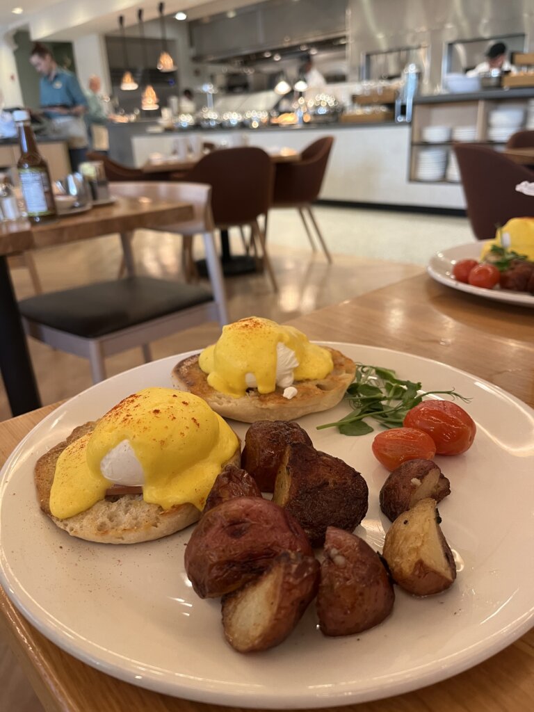 Breakfast at hotel