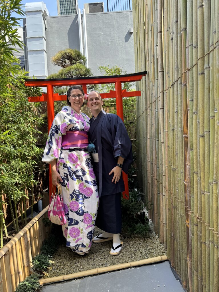 Megan and Tim Tea Ceremony Tokyo