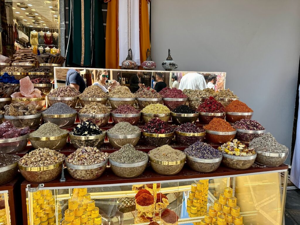 Spices in bowls