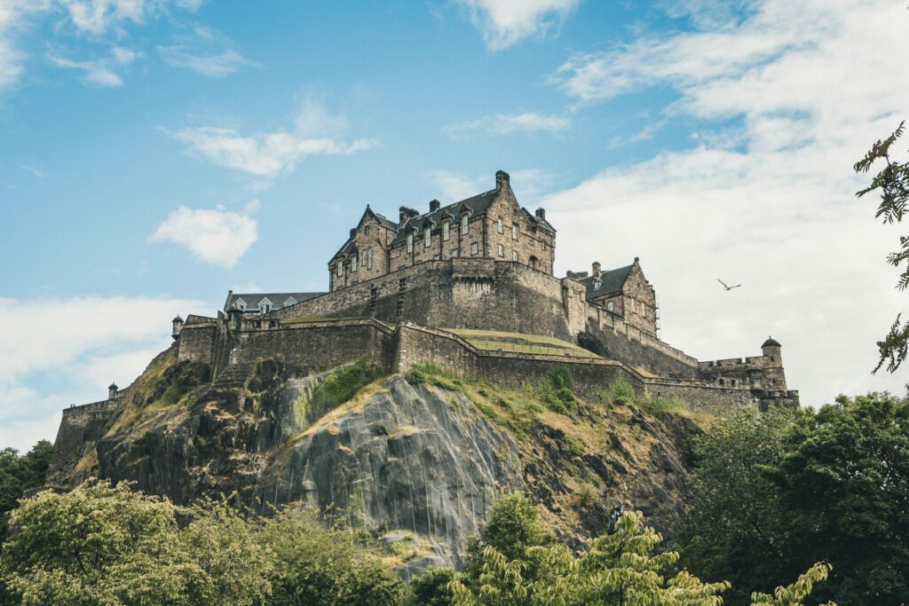 Castle set on a hill