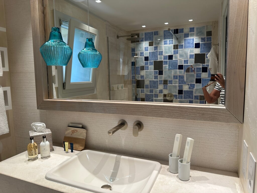 bathroom at hotel