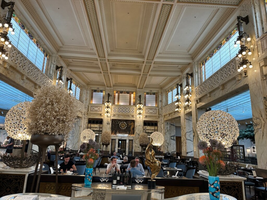 Breakfast area of hotel