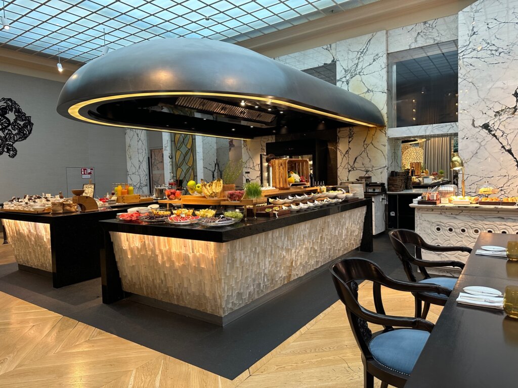 Buffet in hotel