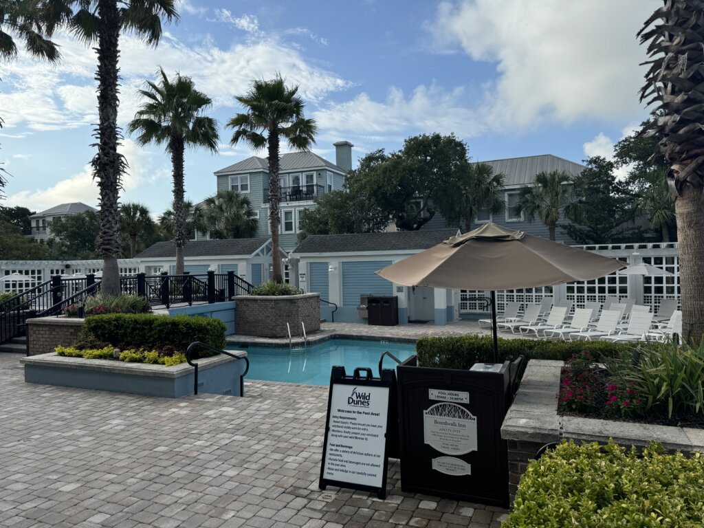 The Boardwalk Inn adults only pool