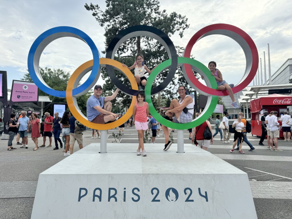 Family trip to Olympics in Paris