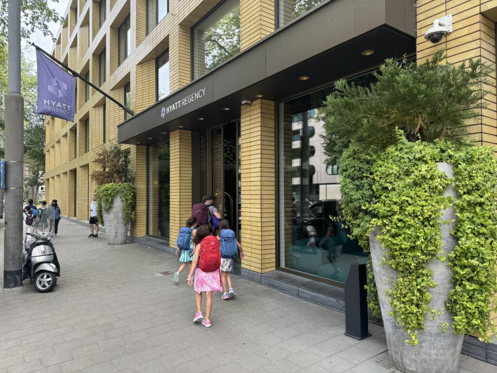 Hyatt Regency Amsterdam with kids