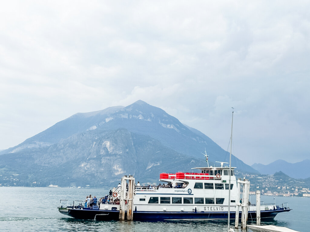 Ferry on lake