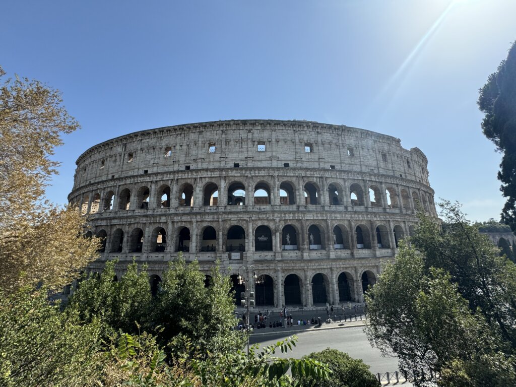 Family trip to Italy. Rome with kids