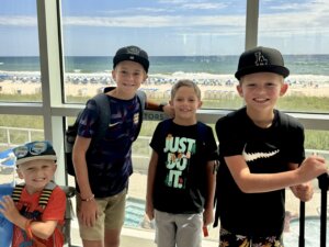 hyatt place panama city beach kids in the lobby