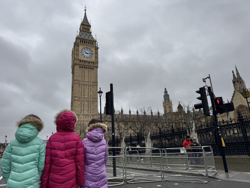 London as a family of five