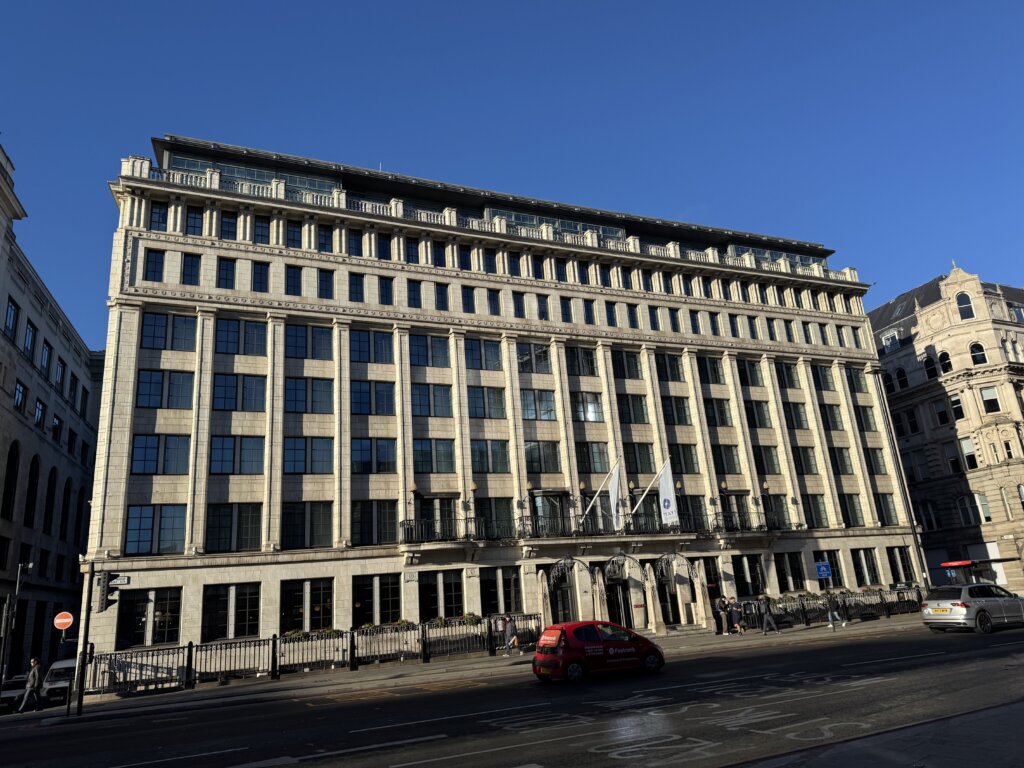 Hyatt Regency London Blackfriars across from Blackfriars Tube Station