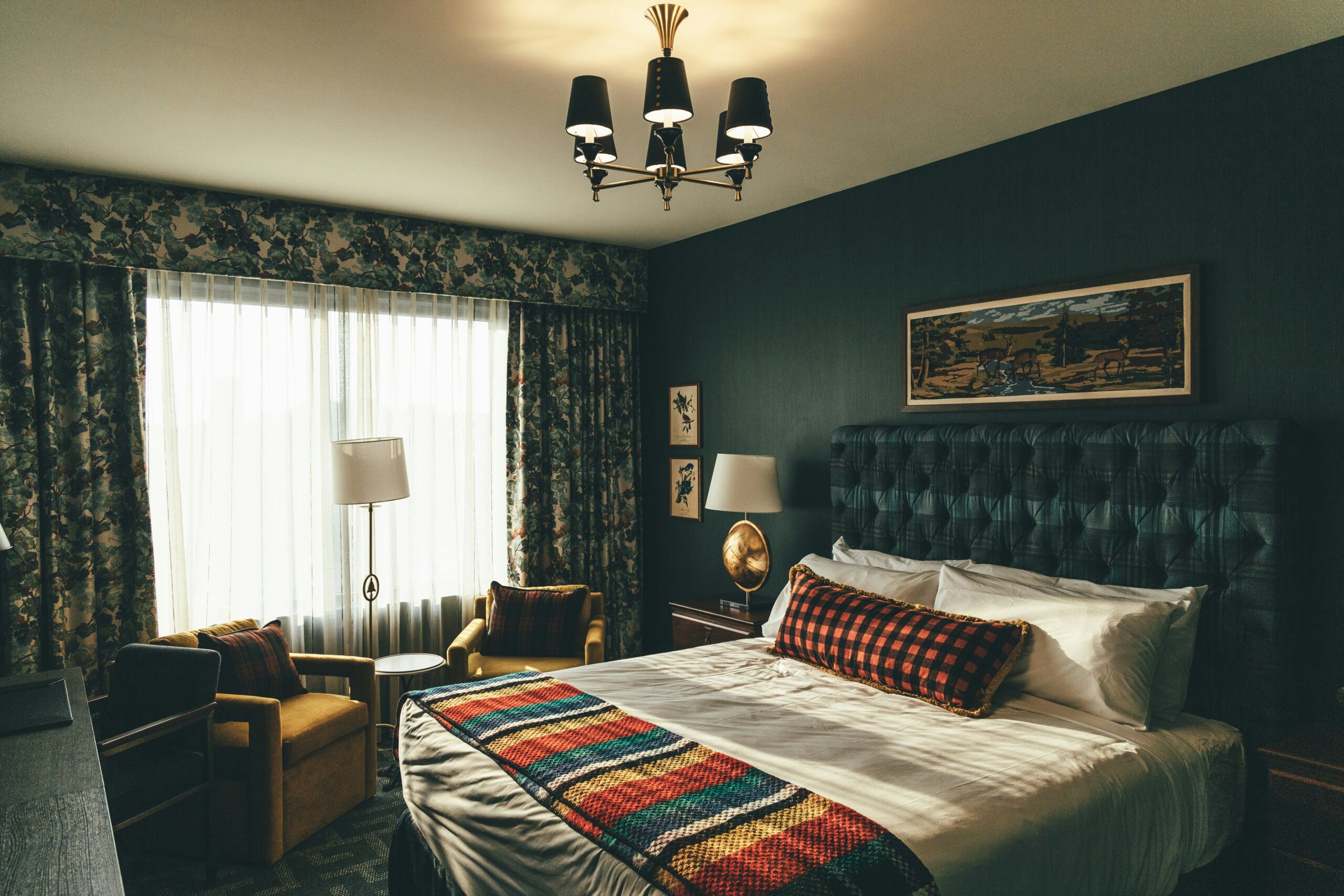 If the hotel room disappoints, message someone.